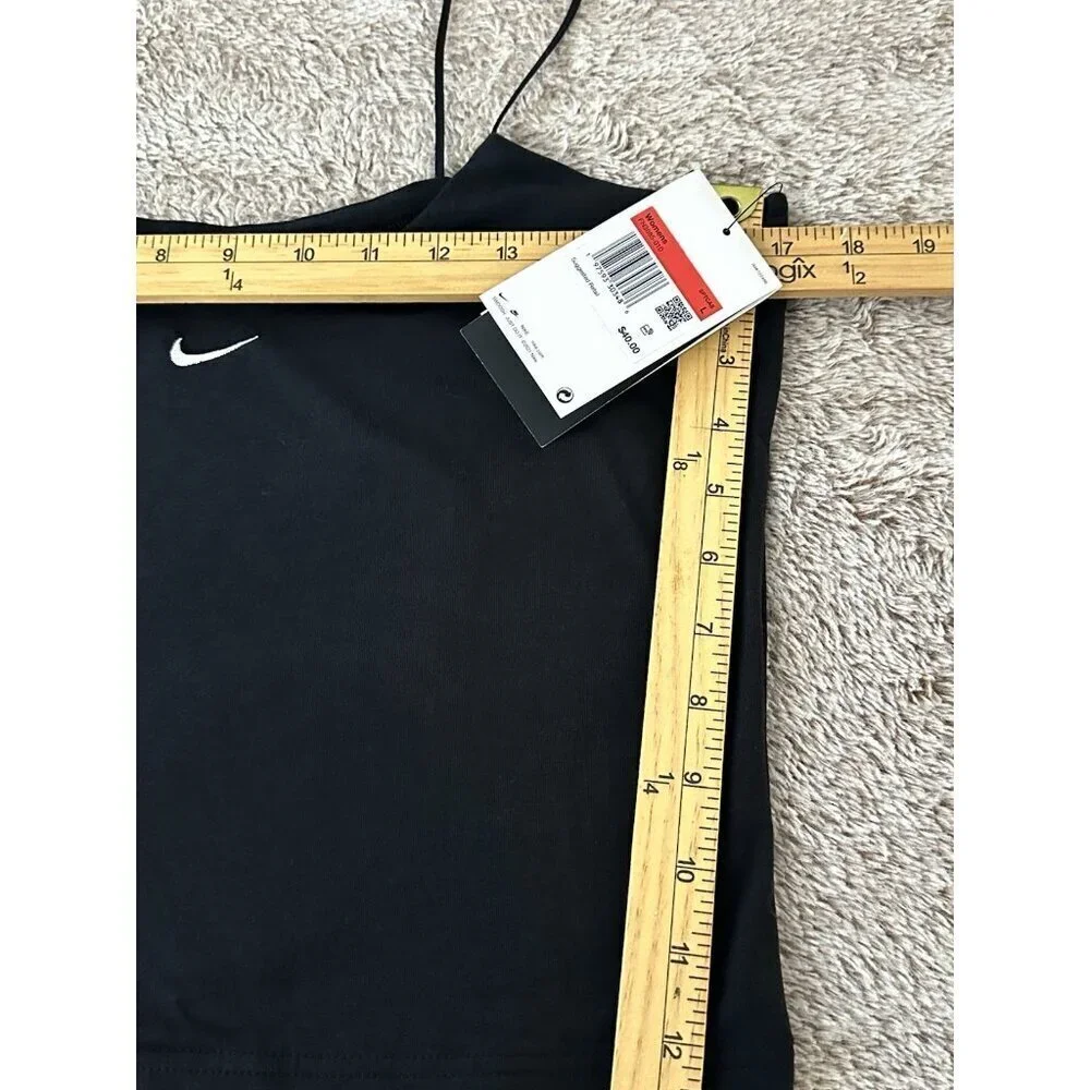 Nike Women's Sportswear Chill Knit Fitted Cami - Black Size L New